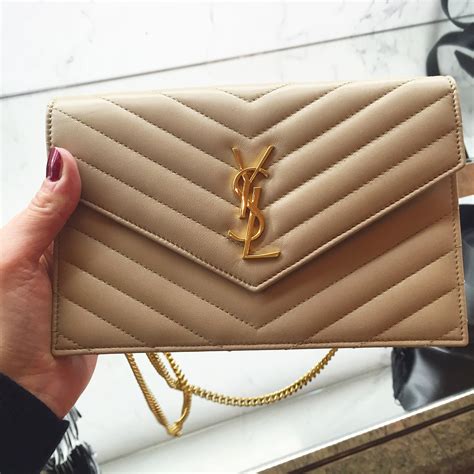 ysl mini wallet on chain